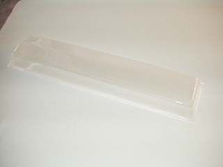 加熱成形によるアクリル樹脂加工の照明カバーの実例用
