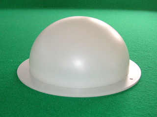 加熱成形によるアクリル樹脂加工の照明カバーの実例