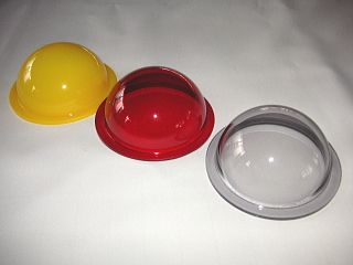 加熱成形によるアクリル樹脂オリジナル製品の実例「半球」